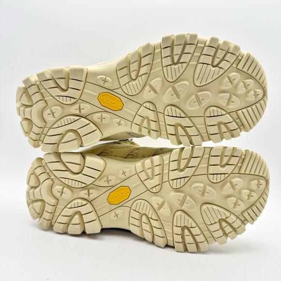 Merrell Womens Moab 3 Mid Hiking Boots US 7.5 M EU 38 Tan Yellow Waterproof NWOB - Picture 11 of 13